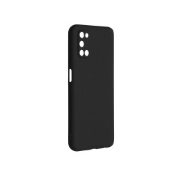 Capa de Silicone com Moldura de Câmera para Oppo A52/A72/A92 Preto Capa de Silicone com Moldura de Câmera para Oppo A52/A72/A92 Preto